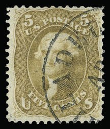 Sale 930, Lot 1695, 1861-66 Issue (Scott 56-78)