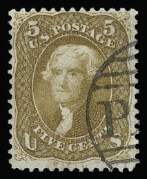 Sale 930, Lot 1696, 1861-66 Issue (Scott 56-78)