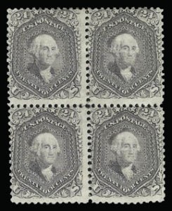 Sale 930, Lot 1848, 1867-68 Grilled Issue (Scott 79-101)