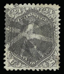 Sale 930, Lot 1850, 1867-68 Grilled Issue (Scott 79-101)