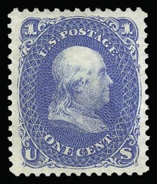 Sale 930, Lot 1858, 1875 Re-Issue of 1861-66 Issue (Scott 102-111)
