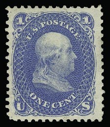 Sale 930, Lot 1859, 1875 Re-Issue of 1861-66 Issue (Scott 102-111)