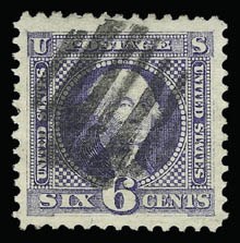 Sale 930, Lot 1896, 1869 Pictorial Issue (Scott 112-122), 6c Ultramarine (115) Sale 930, Lot 1896, 1869 Pictorial Issue (Scott 112-122)