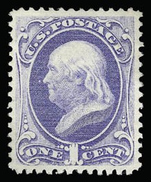 Sale 930, Lot 1982, 1870-71 National Bank Note Co. Grilled Issue (Scott 134-144)