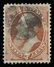 Sale 930, Lot 1993, 1870-71 National Bank Note Co. Grilled Issue (Scott 134-144)