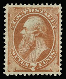 Sale 930, Lot 2033, 1873 Continental Bank Note Co. Issue (Scott 156-166)