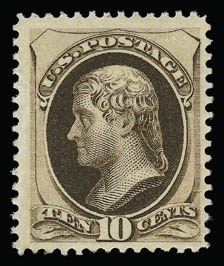 Sale 930, Lot 2069, 1879 American Bank Note Co. Issue (Scott 182-191)