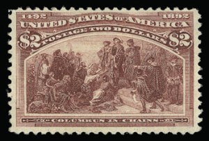 Sale 930, Lot 2190, 1893 Columbian Issue (Scott 230-245), $2.00 Columbian (242) Sale 930, Lot 2190, 1893 Columbian Issue (Scott 230-245)