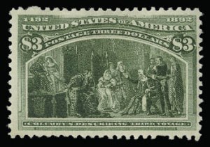 Sale 930, Lot 2198, 1893 Columbian Issue (Scott 230-245), $3.00 Columbian (243) Sale 930, Lot 2198, 1893 Columbian Issue (Scott 230-245)