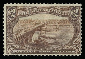 Sale 930, Lot 2322, 1898 Trans-Mississippi Issue (Scott 285-293), $2.00 Trans-Mississippi (293) Sale 930, Lot 2322, 1898 Trans-Mississippi Issue (Scott 285-293)
