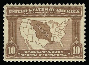 Sale 930, Lot 2379, 1904 Louisiana Purchase Issue (Scott 323-327)