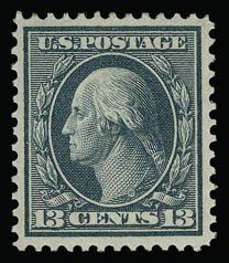 Sale 930, Lot 2423, 1909 Bluish Paper Issue (Scott 357-366)