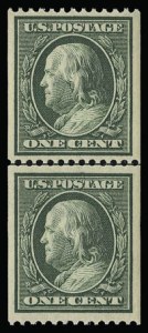 Sale 930, Lot 2439, 1910-13 Washington-Franklin Issue (Scott 374-396)