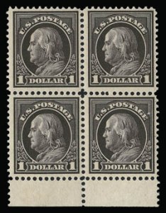 Sale 930, Lot 2505, 1912-14 Washington-Franklin Issue (Scott 405-423)
