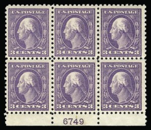 Sale 930, Lot 2510, 1913-15 Washington-Franklin Issues (Scott 424-461)