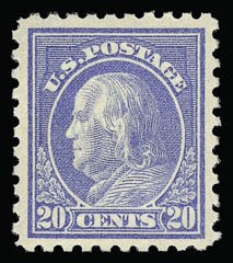 Sale 930, Lot 2513, 1913-15 Washington-Franklin Issues (Scott 424-461)