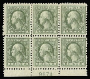 Sale 930, Lot 2642, 1918-20 Offset Printing Issues (Scott 525-536)