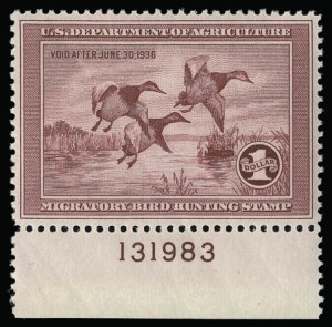 Sale 930, Lot 2965, Hunting Permits