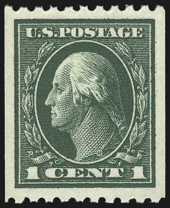 Sale 932, Lot 136, 1914 Coil Issue (Scott 441 to 447)