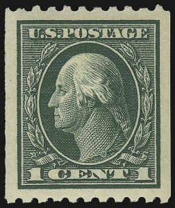 Sale 932, Lot 137, 1914 Coil Issue (Scott 441 to 447)