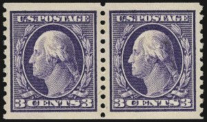 Sale 932, Lot 148, 1914 Coil Issue (Scott 441 to 447)