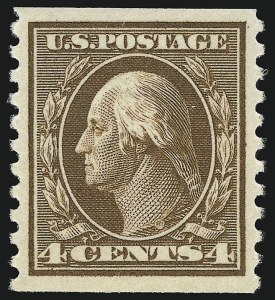 Sale 932, Lot 152, 1914 Coil Issue (Scott 441 to 447)