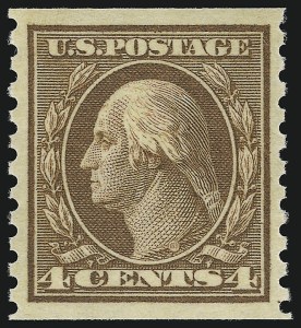 Sale 932, Lot 182, 1915 Rotary Press Coil Issue (Scott 448 to 459)