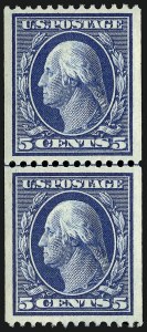 Sale 932, Lot 22, 1908-10 Coil Issue (Scott 348 to 356)
