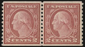 Sale 932, Lot 224, 1916-19 Rotary Press Coil Issue (Scott 486 to 497)