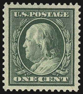 Sale 932, Lot 39, 1909 Bluish Paper (Scott 357 to 366)