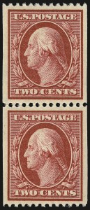 Sale 932, Lot 61, 1910-11 Coil Issue (Scott 385 to 389)