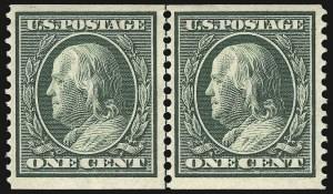 Sale 932, Lot 63, 1910-11 Coil Issue (Scott 385 to 389)