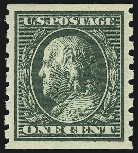 Sale 932, Lot 78, 1910-13 Coil Issue (Scott 390 to 396)