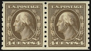 Sale 932, Lot 86, 1910-13 Coil Issue (Scott 390 to 396)