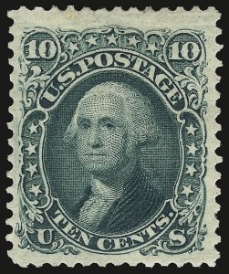 Sale 937, Lot 99, 1875 Re-Issue of 1861-66 Issue