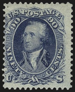 Sale 938, Lot 1128, 1861-66 Issue, 90c Blue (72) Sale 938, Lot 1128, 1861-66 Issue