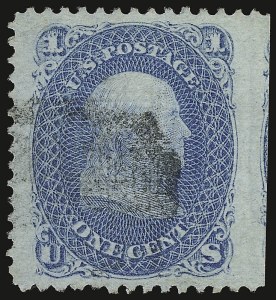 Sale 938, Lot 1145, 1867-68 Grilled Issue