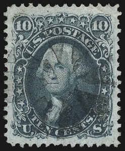 Sale 938, Lot 1155, 1867-68 Grilled Issue