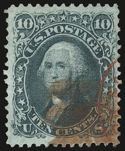 Sale 938, Lot 1156, 1867-68 Grilled Issue