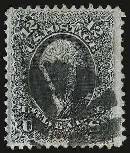 Sale 938, Lot 1158, 1867-68 Grilled Issue