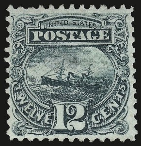 Sale 938, Lot 1250, 1875 Re-Issue of 1869 Pictorial Issue, 12c Green, Re-Issue (128) Sale 938, Lot 1250, 1875 Re-Issue of 1869 Pictorial Issue