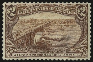 Sale 938, Lot 1465, 1898 Trans-Mississippi Issue, $2.00 Trans-Mississippi (293) Sale 938, Lot 1465, 1898 Trans-Mississippi Issue