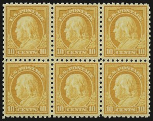 Sale 938, Lot 1619, 1912-23 Issues (Scott 405 to 461), 10c Orange Yellow (433) Sale 938, Lot 1619, 1912-23 Issues (Scott 405 to 461)