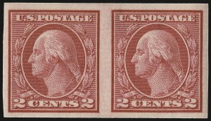Sale 938, Lot 1635, 1912-23 Issues (Scott 405 to 461), 2c Carmine, Ty. I, Imperforate Coil (459) Sale 938, Lot 1635, 1912-23 Issues (Scott 405 to 461)