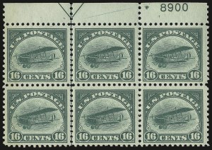 Sale 938, Lot 1803, Air Post, 16c Green, 1918 Air Post (C2) Sale 938, Lot 1803, Air Post