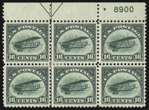 Sale 938, Lot 1804, Air Post, 16c Green, 1918 Air Post (C2) Sale 938, Lot 1804, Air Post