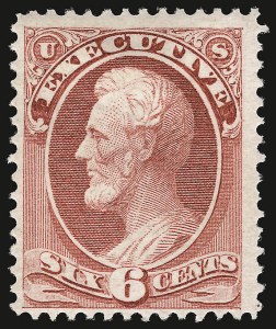 Sale 938, Lot 1869, Officials, 6c Executive (O13) Sale 938, Lot 1869, Officials