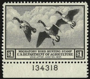 Sale Number 938, Lot Number 1977, Hunting Permit Singles Sale Number 938, Lot Number 1977, Hunting Permit Singles