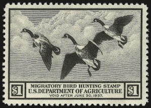 Sale 938, Lot 1979, Hunting Permit Singles
