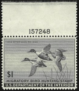 Sale Number 938, Lot Number 1985, Hunting Permit Singles Sale Number 938, Lot Number 1985, Hunting Permit Singles